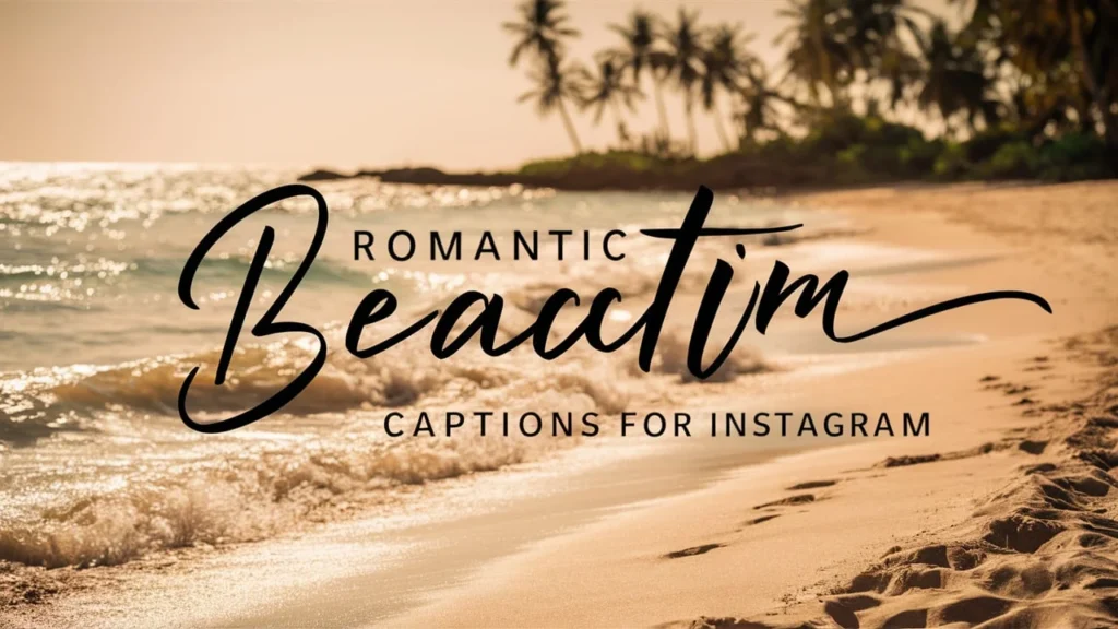 Romantic Beach Captions for Instagram